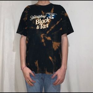 Revamped Yuengling beer oversized bleached tee